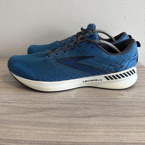 Brooks Levitate GTS 5 Mens Blue/India Ink/White Running Sneakers Shoes Size 12.5 main image 12